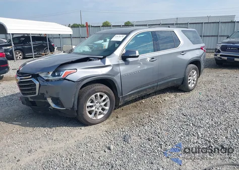 2021 Chevrolet Traverse Awd Lt Leather z USA, uszkodzony, nr VIN 1GNEVHKWXMJ205601